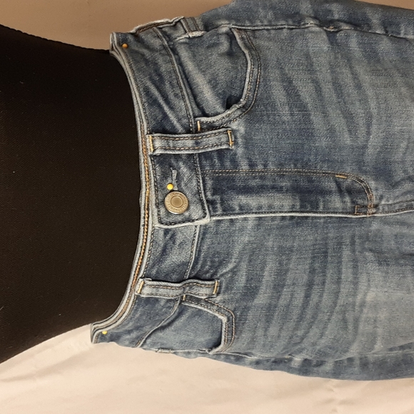 AE Super Hi-Rise Jegging 0 regular distressed - Picture 2 of 6